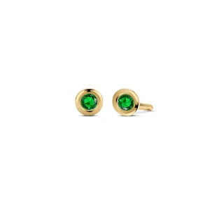 Miss Spring Oorknop Brilliantly Bezel Briljant Smaragd