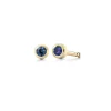 Miss Spring Oorknop Button Blauw Saffier
