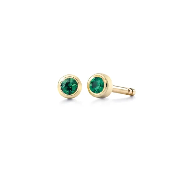 Miss Spring Oorknop Button Tsavorite