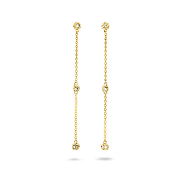 Miss Spring Oorknop Button Multi Diamant 3