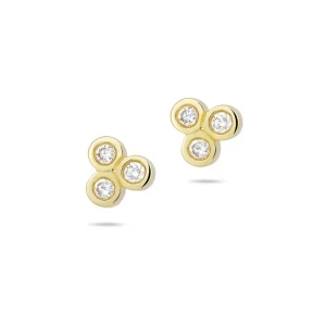 Miss Spring Oorknop Button V 3 Stone MSO547