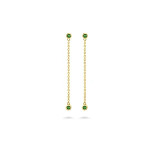 Miss Spring Oorknop Button Multi Tsavorite