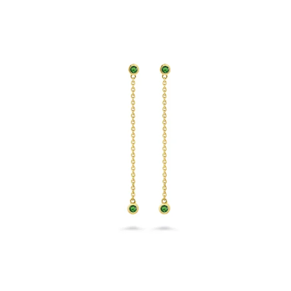 Miss Spring Oorknop Button Multi Tsavorite
