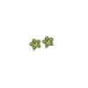 Miss Spring Oorknop In Full Bloom Leaf Green