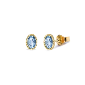 Miss Spring Oorknop Ma Petite Blauw Topaas MSO509-BT
