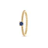 Miss Spring Ring Billie Large Blauw Saffier MSR601 L-SA