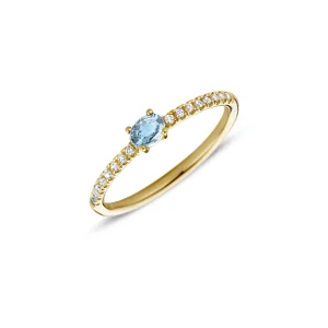 Miss Spring Ring Brilliantly Oval AQ DI
