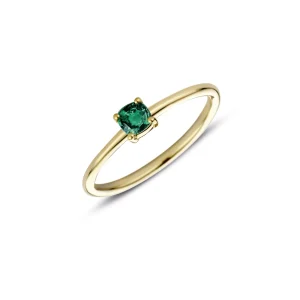Miss Spring Ring Brilliantly Cushion Groene Toermalijn MSR713-GT