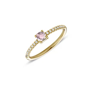 Miss Spring Ring Brilliantly Cushion Morganiet Diamant MSR713-MO-DI