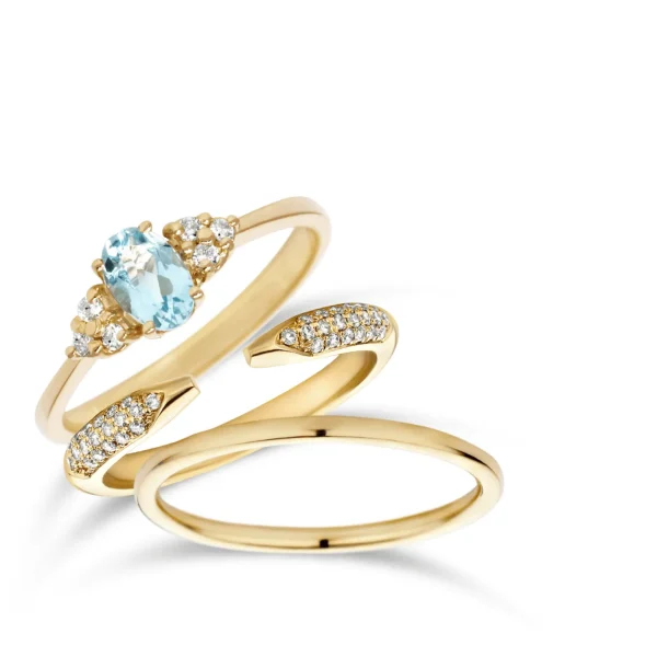 Miss Spring Ring Hannah Blauw Topaas MSR584-BT