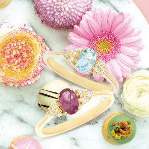 Miss Spring Ring Hannah Rhodoliet MSR584-RH