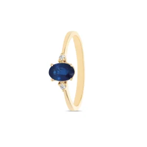 Miss Spring Ring Helena Blauw Saffier MS583-BS