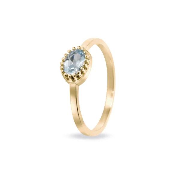Miss Spring Ring Ma Petite Blauw Topaas MSR510-BT