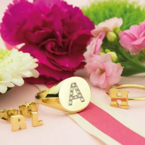 Miss Spring Ring Tiny Letter