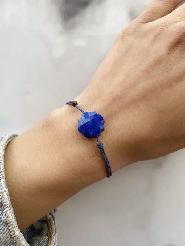 Morganne Bello Armband Suede Blue