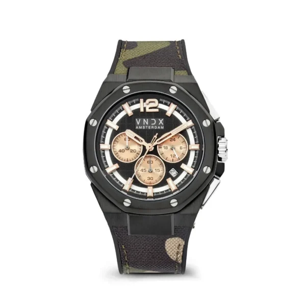 VNDX Horloge LB11899-17 Wise Man Camo Groen