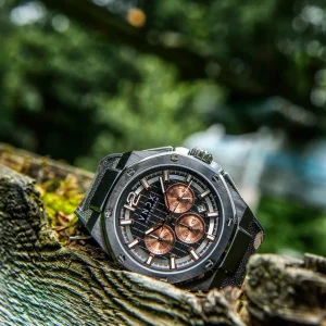 VNDX Horloge LB11899-17 Wise Man Camo Groen