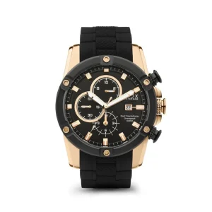 VNDX Horloge LR33047-01 Young Rebel Big Boy Rosé Goud Zwart