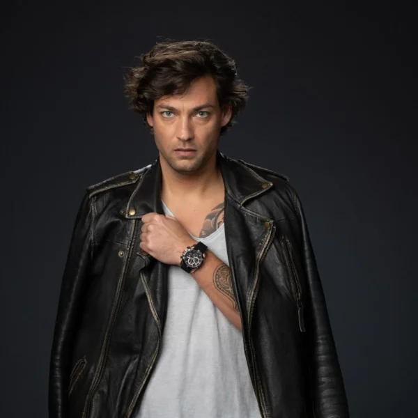 VNDX Horloge LR33047-01 Young Rebel Big Boy Rosé Goud Zwart