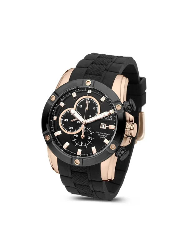 VNDX Horloge LR33047-01 Young Rebel Big Boy Rosé Goud Zwart