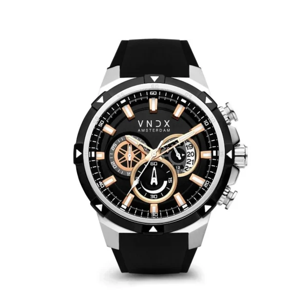 VNDX Horloge LS33049-01 Young Rebel Big Brother Zilver Zwart