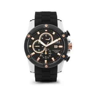VNDX Horloge LS33047-01 Young Rebel Big Boy Zilver Zwart