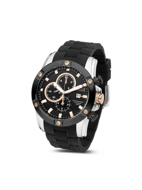 VNDX Horloge LS33047-01 Young Rebel Big Boy Zilver Zwart