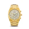 VNDX Horloge MD11885-02 Wise Man Staal Goud Wit