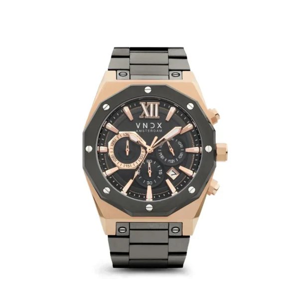 VNDX Horloge MR11885-16 Wise Man Staal Rosé Goud