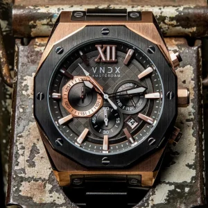 VNDX Horloge MR11885-16 Wise Man Staal Rosé Goud