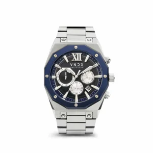 VNDX Horloge MS11885-03 Wise Man Staal Zilver Blauw