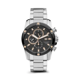 VNDX Horloge MS33047-01 Young Rebel Big Boy Staal Zilver Zwart